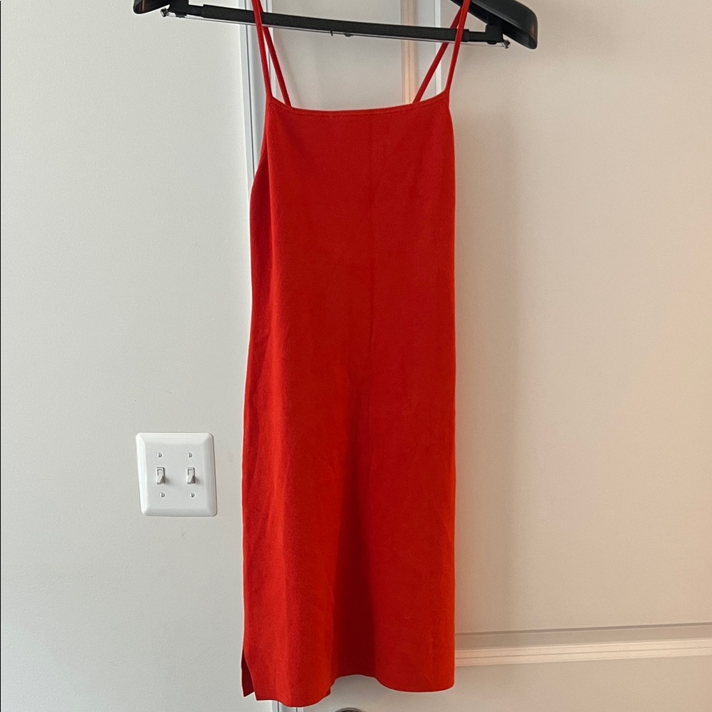 J. Crew Vibrant Red Strappy Dress